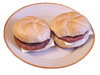 Homemade burgers