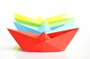 RGB paper boats