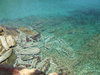 Under water
