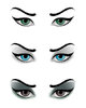 feminine eyes