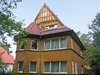 partly half-timbered villa