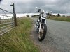 Bike on a country road