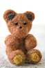 Wool felted teddy bear