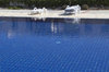 Swimming pool and loungers