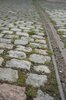 Tram tracks in cobbles