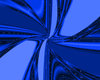 blue satin curtain twist