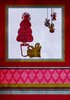 Retro christmas card