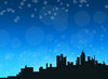 Winter skyline background 1