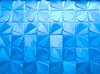 blue metal trefoil texture