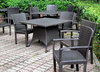 dark dining outdoors