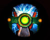 mysterious green eye
