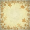 Grunge Leaf Border