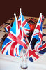 Union Flag table decorations