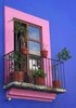 Pink balcony