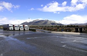 Wet road