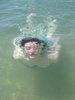 swimming underwater