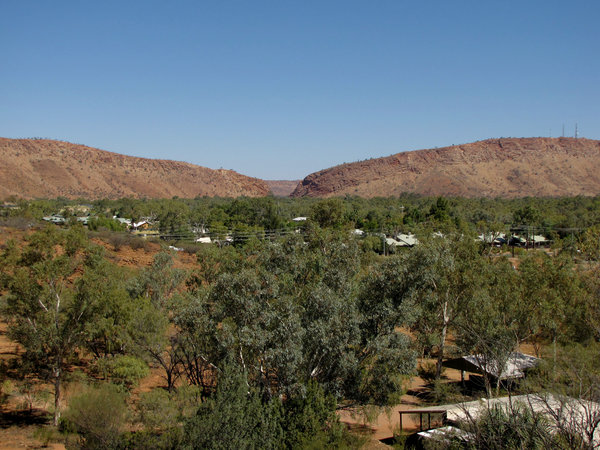 A town like Alice6: looking out over the central Australian township of Alice Springs