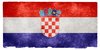 Croatia Grunge Flag