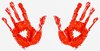 Bloody Hand Prints