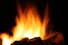 Burning Campfire