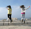 in the air