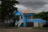 The blue house