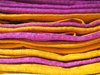 purple and yellow clothes