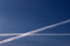 Crossing lines in the sky