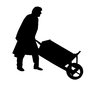 Man with a barrow