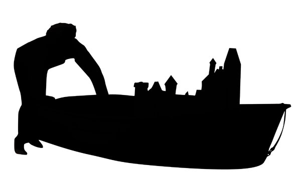 Row Boat Silhouette