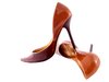Brown high heel shoes