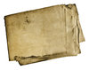 Grungy Folded Note
