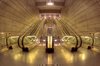 Escalators in Metro - HDR