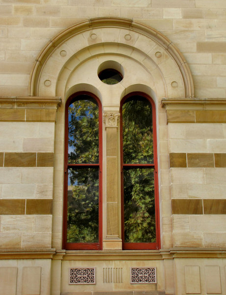 Arched Stone Window