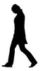 A girl walking