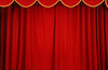 Red curtain