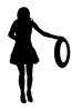Girl with a loop