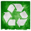 Recycling Grunge Sign