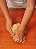 Kneading Pizza dough