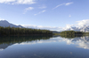 Clear calm lake