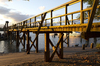 Wooden jetty