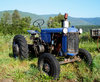 blue tractor