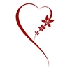 Heart and flowers