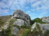 Cliff face and sky