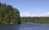 Islands with boathouses