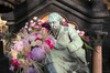 A colorful grave in Paris