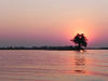 sunset on the river