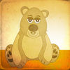 Brown bear grunge