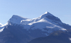 Blue-white mountain