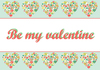 I Heart Border retro Be my Val